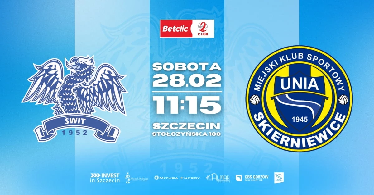 Świt Szczecin vs Unia Skierniewice